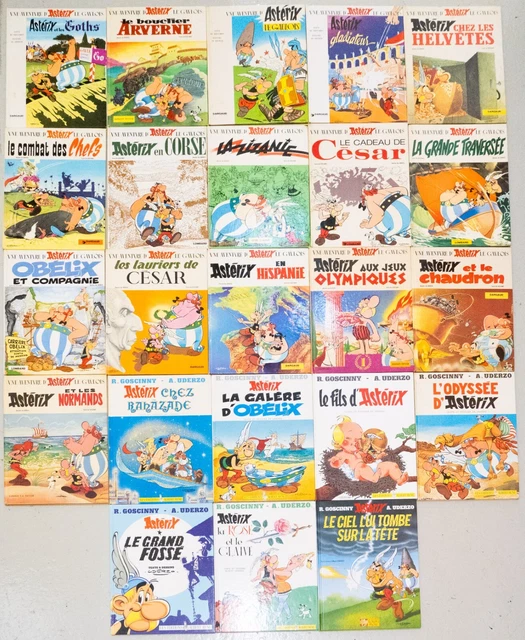 23X ALTE ASTÉRIX & Obélix Comics Französisch Hardcover 70er Dargaud EUR 179,00 PicClick DE