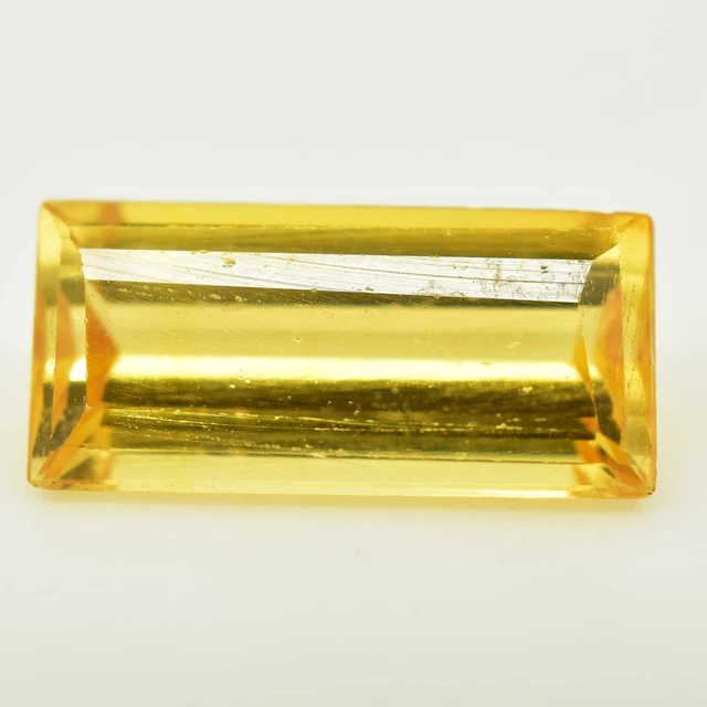 Saphir Jaune Naturel De Ceylan - Taille Coussin 4+ Carats - Certifié GIL - Pierre Précieuse En Vrac