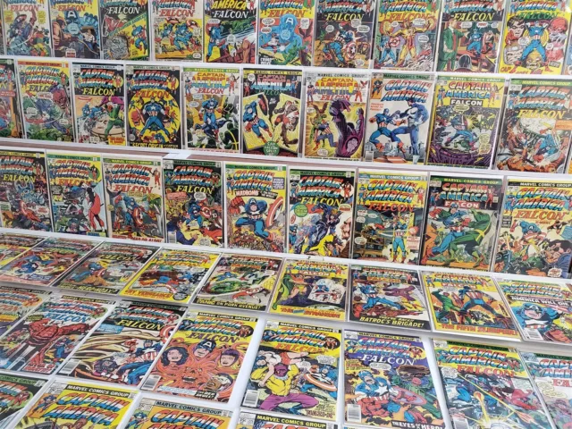 Captain America #143-241 Full Run Lot 193 217 Punisher Magneto Falcon Avg FN