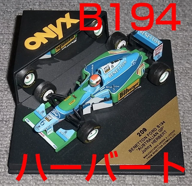 Benetton Ford B194 F1 3ème Hongrie 1994 Jos Verstappen Minichamps