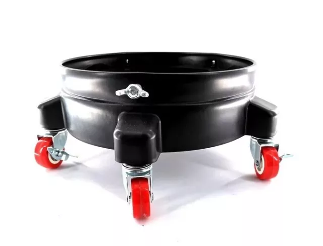 Heavy Duty 12 inch Auto Drive Durable Bucket Dolly Mop Wash Drum Cart Rolling.