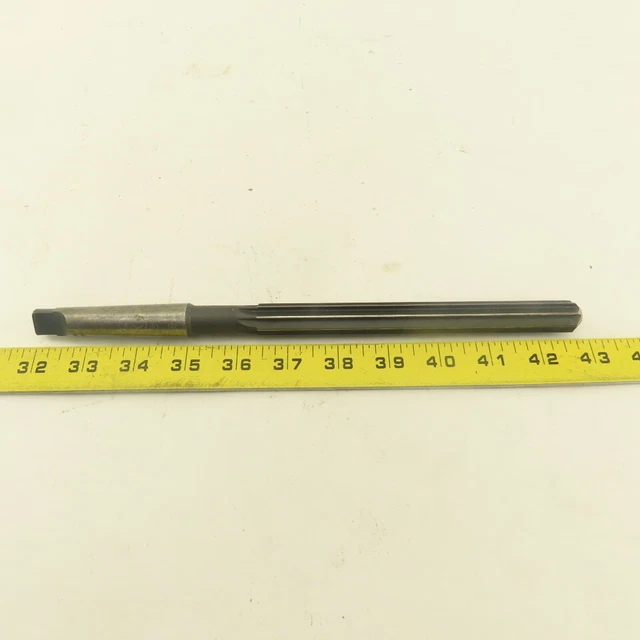 National .6586 Reamer Straight 8 Flute Morse Taper MT2 Shank 6-1/2" Flute Length