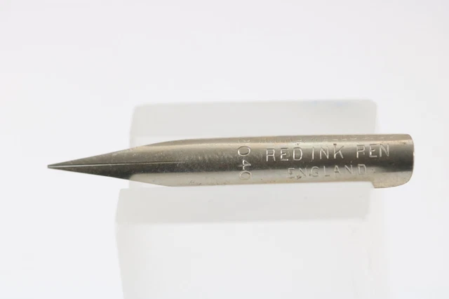 Hinks, Wells & Co's No.2040 Red Ink Pens 1930s Vintage Red Ink