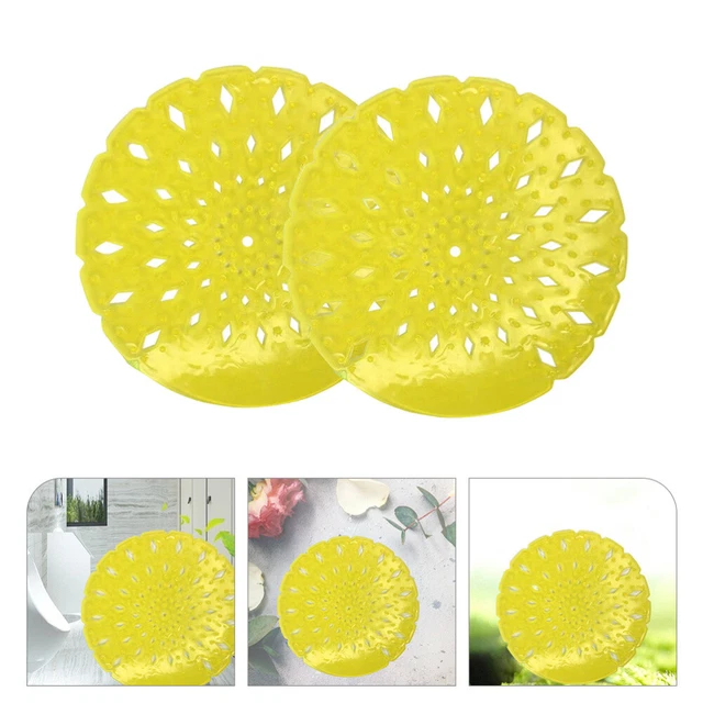 2pcs écran d'urinoir tapis d'écran d'urinoir Déodorizer des hommes de toilette p