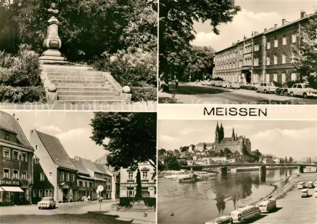 73044162 Meissen Elbe Sachsen Boettger Denkmal Porzellanmanufaktur Rathenauplatz