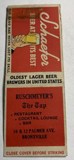https://www.picclickimg.com/odYAAOSwTFplX-52/Beer-Matchbook-Cover-Schaefer-Beer-Ruschmeyers-The-Tap.webp
