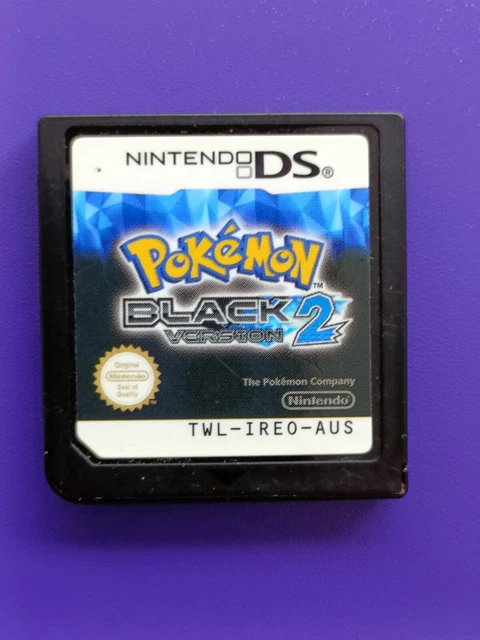 POKEMON BLACK VERSION DS Cartridge Genuine AUS PAL NINTENDO 2DS