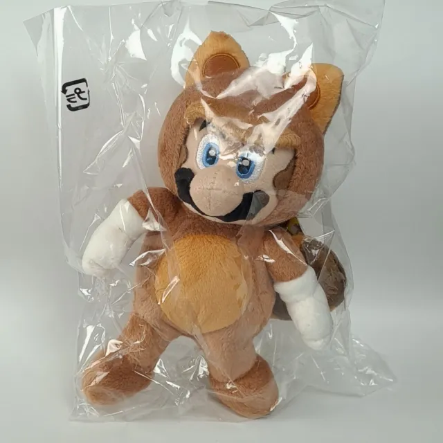 Sanei Super Mario 3D Land Plush/Peluche: Tanuki Mario (S Size) Japan New