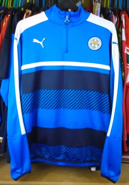Leicester City Puma Fussball Fussball Training Sweatshirt Pullover Top Xl
