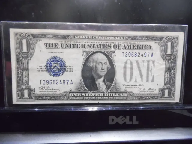 1928A "funnyback" 1.00 Silver Certificate  VERY NICE  [LOT3]