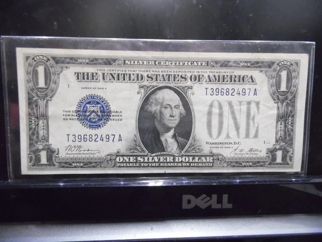 1928A "funnyback" 1.00 Silver Certificate  VERY NICE  [LOT3]