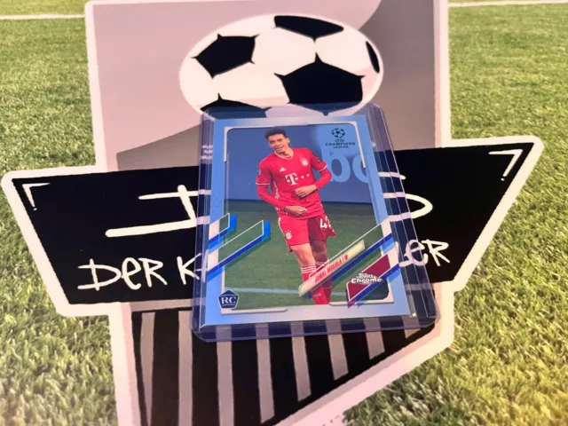 Topps Chrome UEFA CL 2021 Base Card Jamal Musiala RC Rookie Card Bayern München