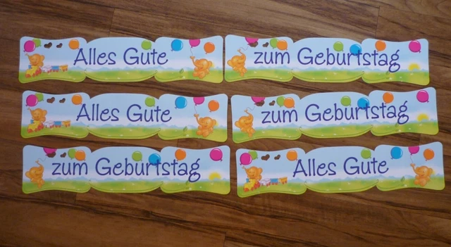 Akademie Kinder Funny Matte – Wiederverwendbare Malmatte „Alles Gute Zum Geburtstag“, Abwaschbar, Für Tisch & Oberflächen