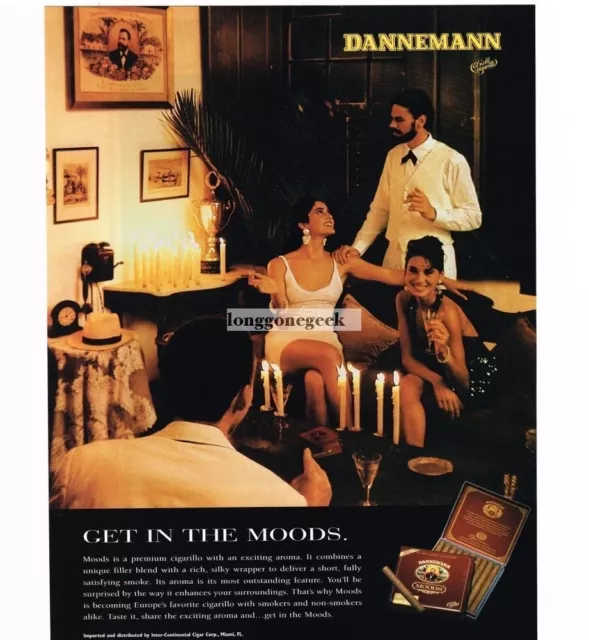 1997 Dannemann Cigars Vintage Print Ad