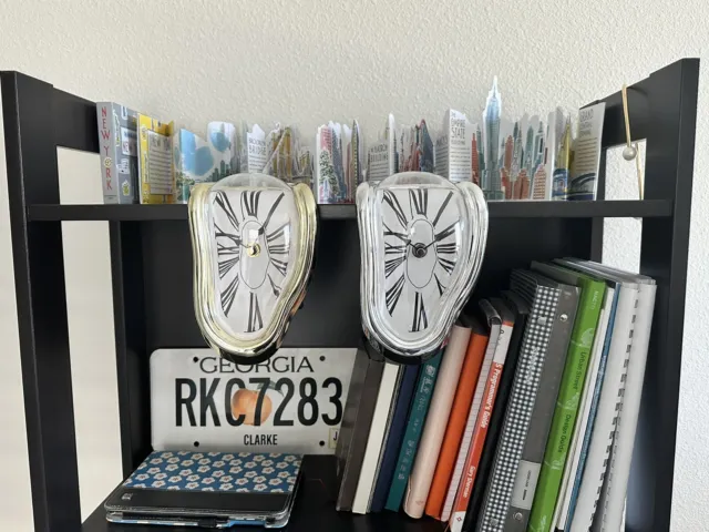Salvador Dali Inspired Melting Wall Clock - Persistence Of Memory Time Warp