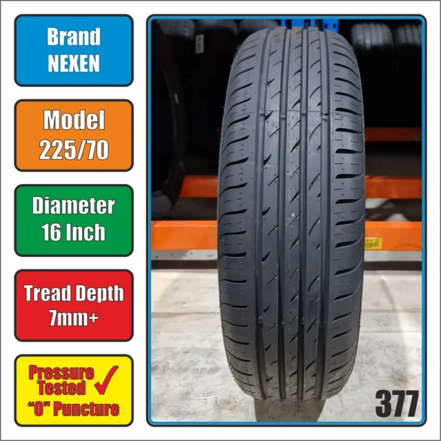 1x Tyre NEXEN N BLUE HD PIUS 225/70 R16 103T 16 inch Tread Depth:7mm +