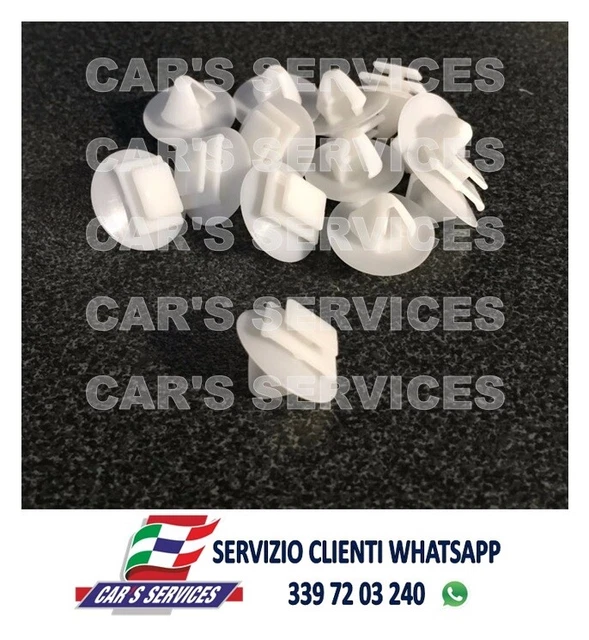 Molletta In Plastica Fissaggio Modanatura Sottoporta Fiat 500 F/L/R