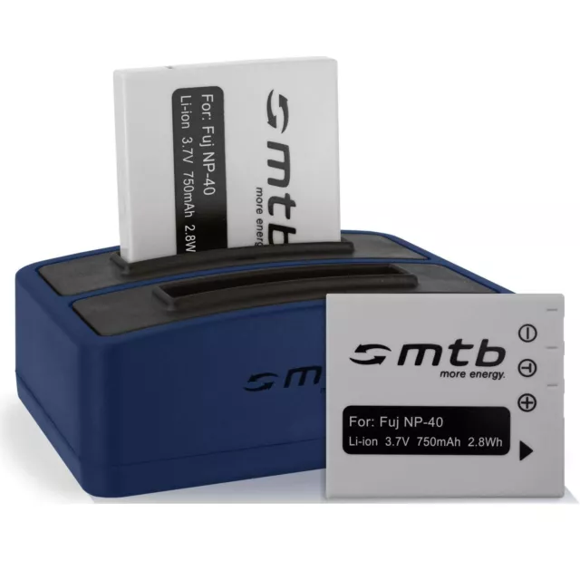 2x Batterie SLB-0737/-0837 +Chargeur double pour Samsung i70,i70S,L700,L700S,NV3