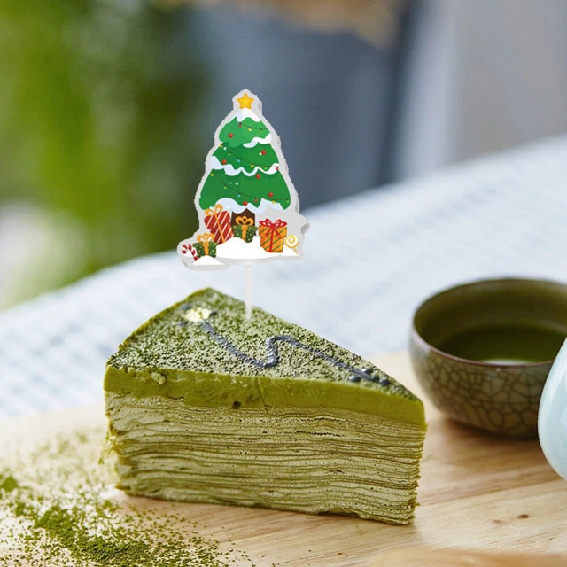 1Set dekorative hängende Flaggen Cake Toppers Schöne Festivalversorgung für Weih 3