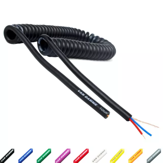 Van Damme XKE Curly Retractable Cable