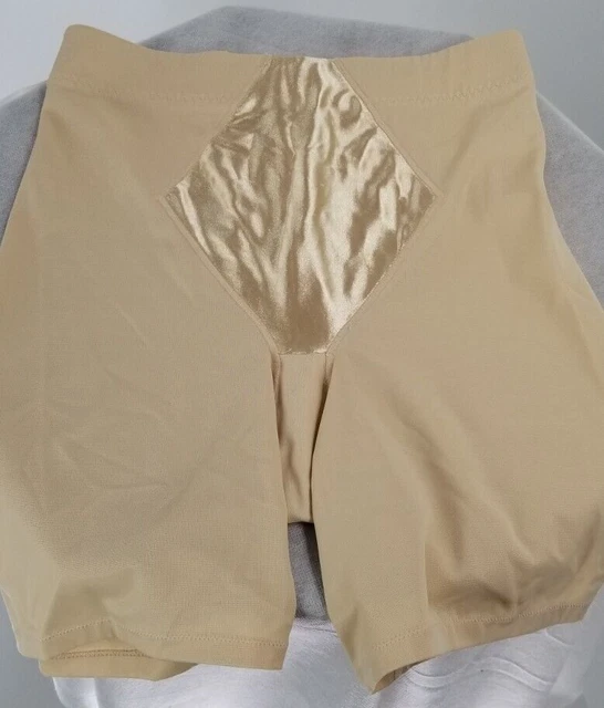Maidenform Size XL Easy Up Down Thigh Slimmer Shapewear Beige New