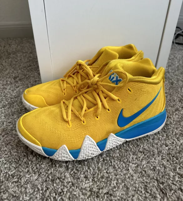 NIKE KYRIE 4 Cereal Pack Kix Amarillo Yellow White Blue BV0425-700 Mens Size  12 $144.49 - PicClick