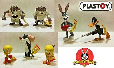 Plastoy Warner Bros Looney Tunes Taz Tweety Silvestro Daffy Duck Bugs Bunny