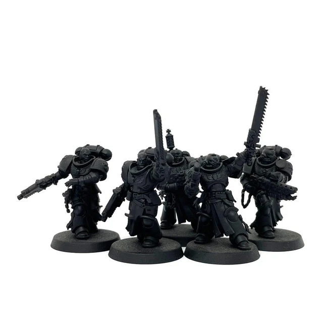 (3498) PRIMARIS INITIATES Squad Black Templars Space Marines Warhammer ...