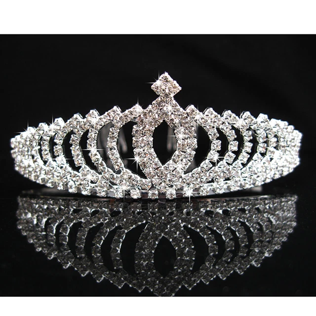 Copricapo Moda Strass Corona Lega Delicata Copricapo Accessori Capelli