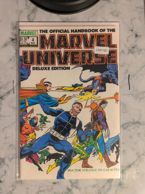 Official Handbook Of The Marvel Universe #4 Vol. 2 8.0 Marvel Comic Book Cm7-60