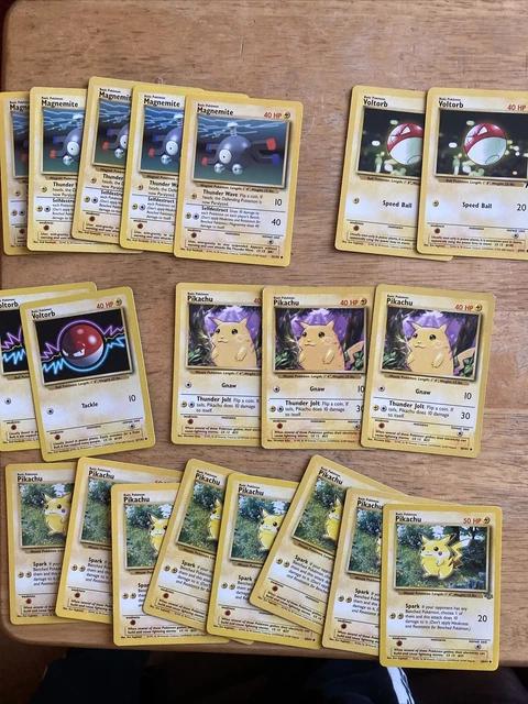 POKÉMON TCG LIGHTNING Type Common Mixed Cards Including Multiples EUR 1