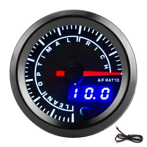 52mm Luft Kraftstoff Verhältnis Meter Anzeige Air Fuel Ratio Gauge AFR Auto 12V