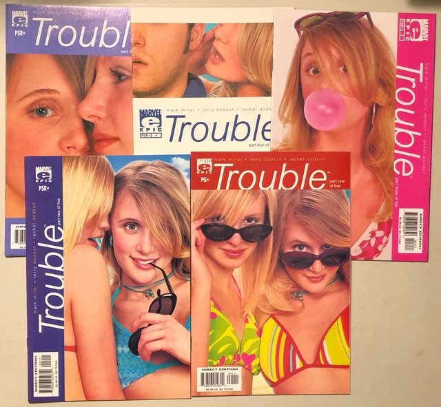 Trouble 1-5 Mark Millar Terry Dodson 2003 Full Run Complete Set Series Lot