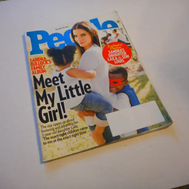 Sandra Bullock Covers People Magazine December 2015 Ingrid Bergman Lee Radziwell