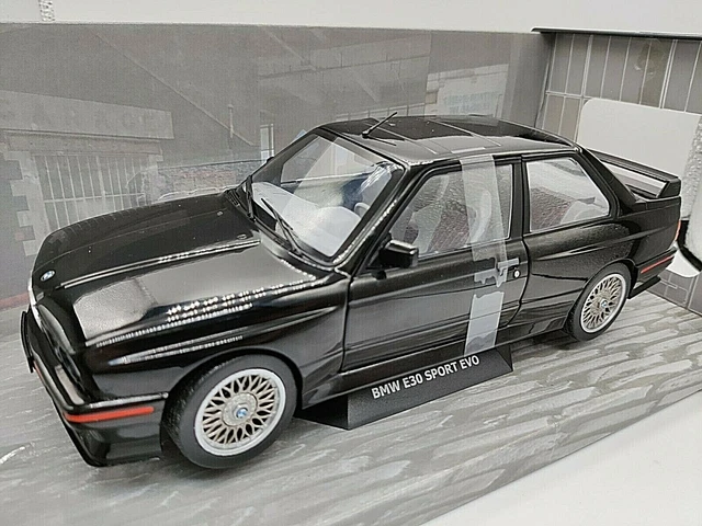 Voiture Solido Bmw E30 Sport Evo Noir 1:18 Neuf Boite