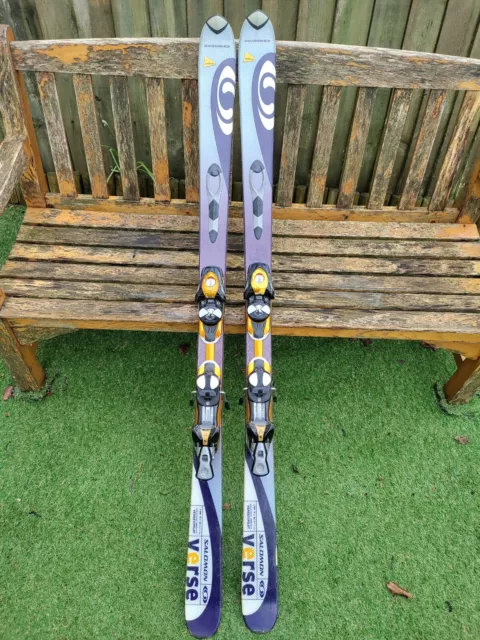 SALOMON VERSE 9 Skis 170cm with Salomon Bindings Poles. 21.03 PicClick UK