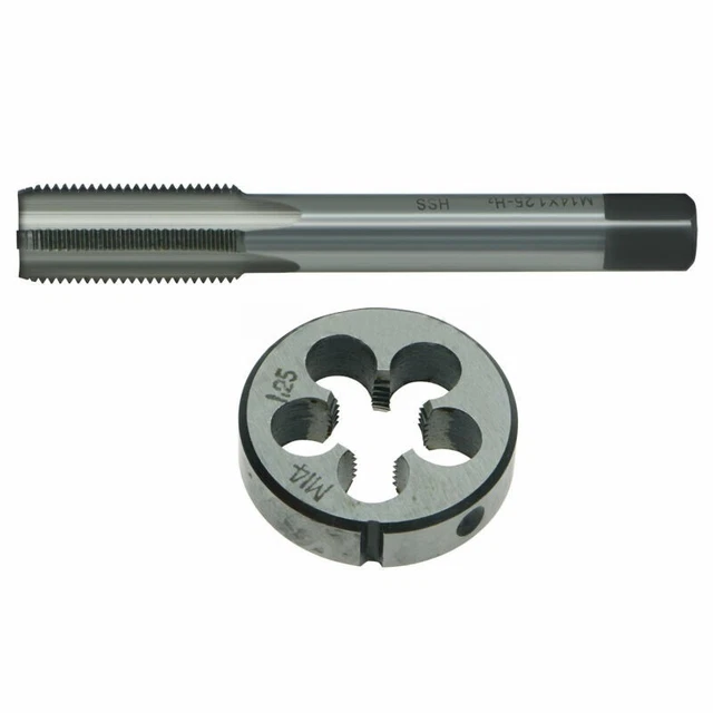 Tools Thread tap die High speed steel Metric Pitch Straight flute New Industrial
