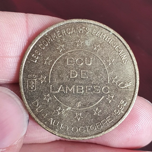 Francia ECU Temporaneo 1993 città di Lambesc Gettone Fantasia
