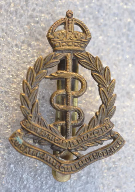 RAMC ~ Royal Army Medical Corps ~ K/C Brass Cap Badge