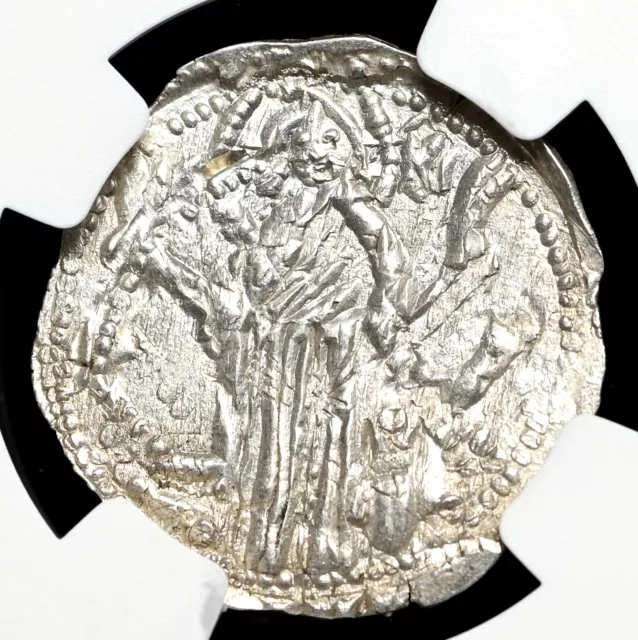 BULGARIA. Ivan Aleksander, 1331-1371. Silver Gros, NGC MS63