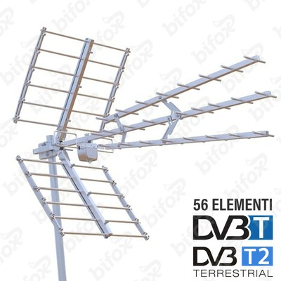 Banten ANTENNA DIGITALE TERRESTRE ESTERNO UHF DTT DVBT FULL HD LTE ALTO GUADAGNO 56ELEM 