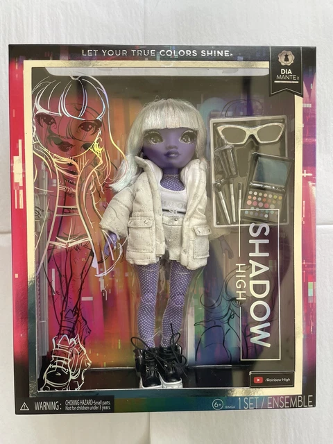 Rainbow High Shadow High Dia Mante Fashion Doll - Purple Outfit With Accessories