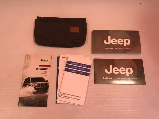 New 2009 Jeep Patriot Owner Manual Book Set With Case Oem