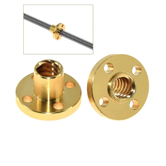 Écrou à vis en plomb T8 flambant neuf CNC reprap pièces fixation tige fileté