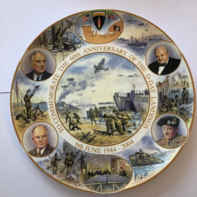 Peter Jones 60th Anniversary Of The D-Day Landings Plate Limited Edition of 500