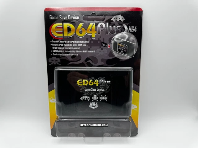 ED64 PLUS FOR Nintendo 64 Console 16GB SD Card Everdrive