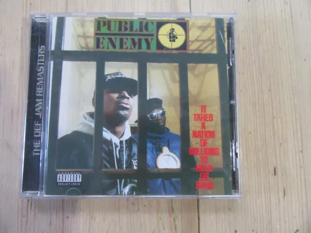 PUBLIC ENEMY It Takes A Nation Of Millions To Hold Us Back. CD.  Def Jam. VG