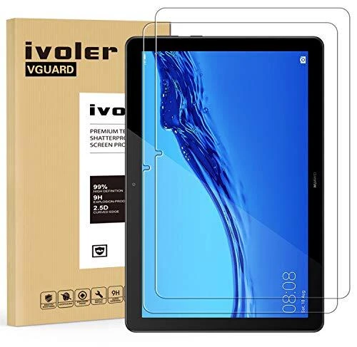 ivoler Pack de 2 Verre Trempé pour Huawei MediaPad T5 10.1 Pouces Film Protec...