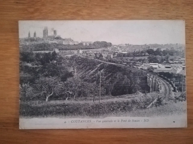 CPA - Coutances - View General And Bridge Of Drunk - 1926