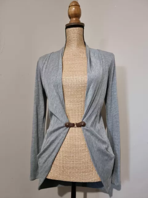 Massimo Dutti : Superbe Gilet Cardigan  Gris Printemps